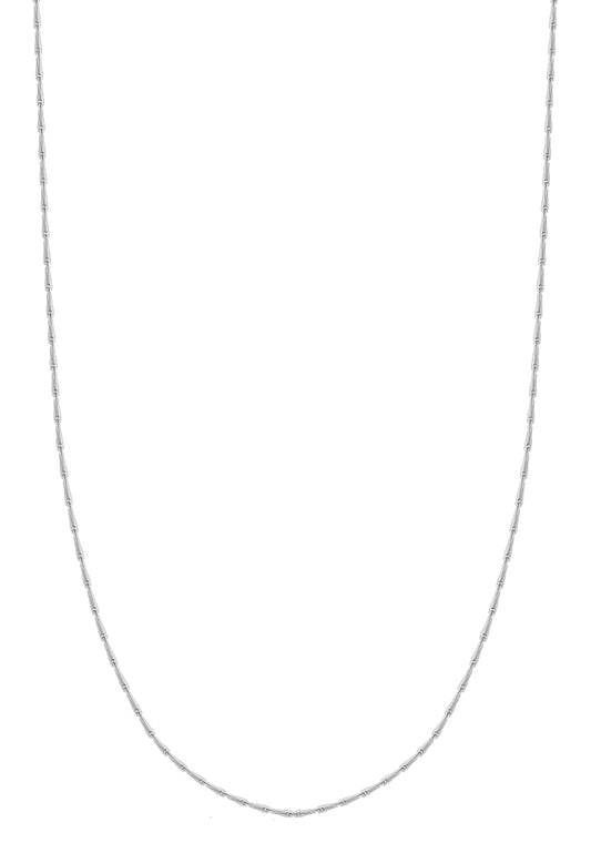 TOMEI Needle-Nose Chain, White Gold 585 (WHTD035)
