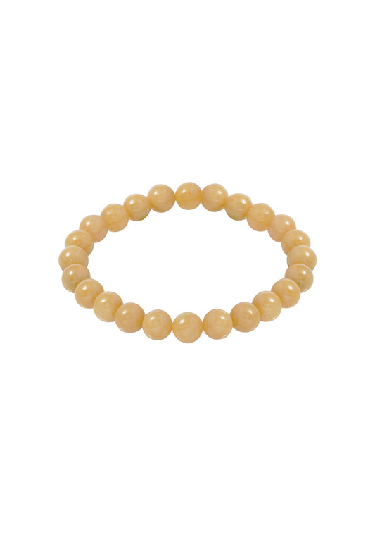 TOMEI [Online Exclusive] Yellow Jade Bead Bracelet