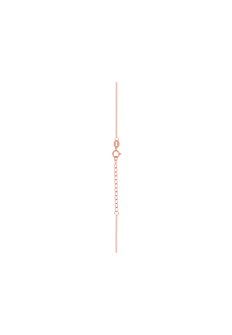 TOMEI Rouge Collection Butterfly Necklace, Rose Gold 750