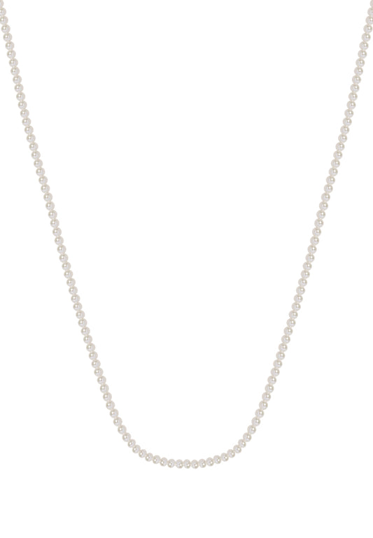 TOMEI Pearlfect Love Single Strand White Pearl Necklace
