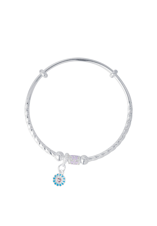 TOMEI Pure Faith Collection Exquisite Bangle, Silver