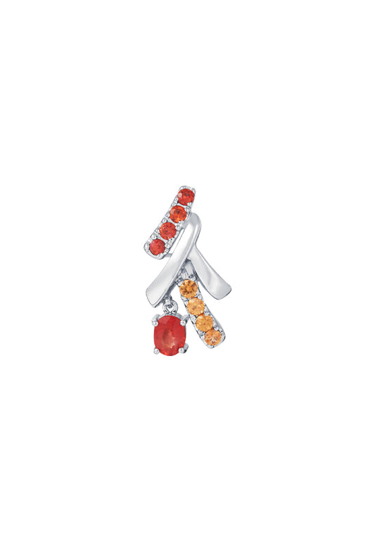 TOMEI 【Online Exclusive】Fancy Sapphire Pendant, Silver