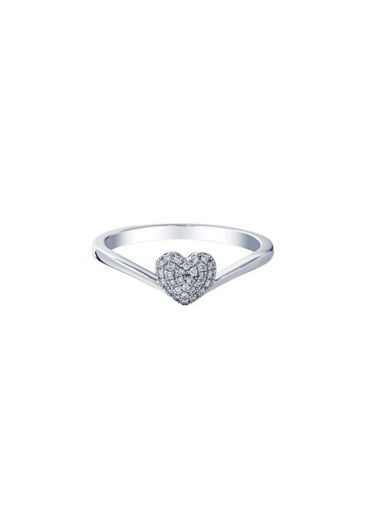 TOMEI Diamond Ring, White Gold 585