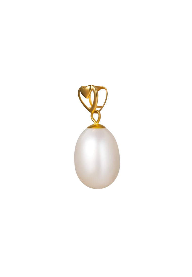 TOMEI  [Online Exclusive] Mini Lovely Pearl Pendant, Yellow Gold 750