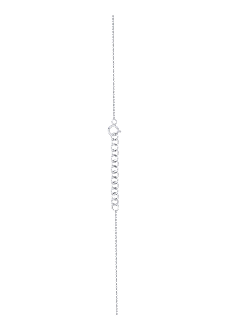 TOMEI Amour Diamond Bracelet, White Gold 375