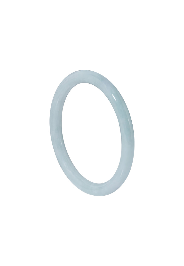 TOMEI Palace Grace Green-White Pale Jade Bangle