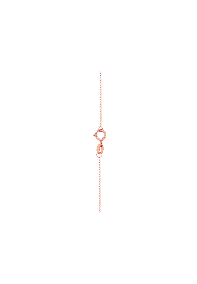 TOMEI Nephrite Series Necklace, Rose Gold 750