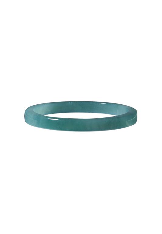 TOMEI Natural Jade Square Bangle I Unisex