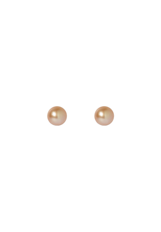 TOMEI Akoya Pearl 7.5mm Earrings,Yellow Gold 750