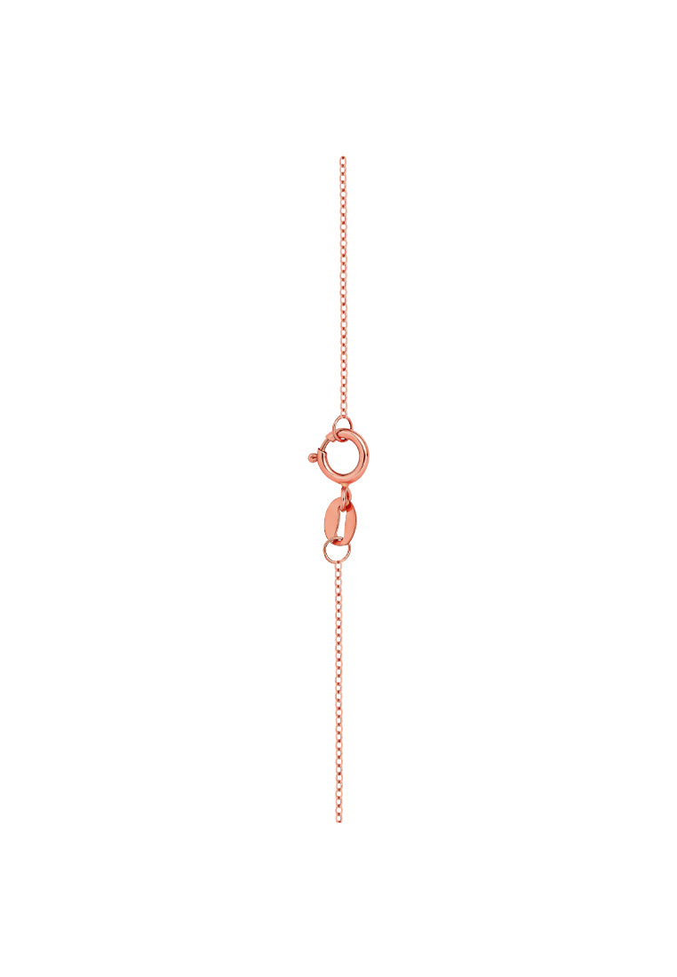 TOMEI Rouge Collection, Lovely Hulu Necklace Rose Gold 750