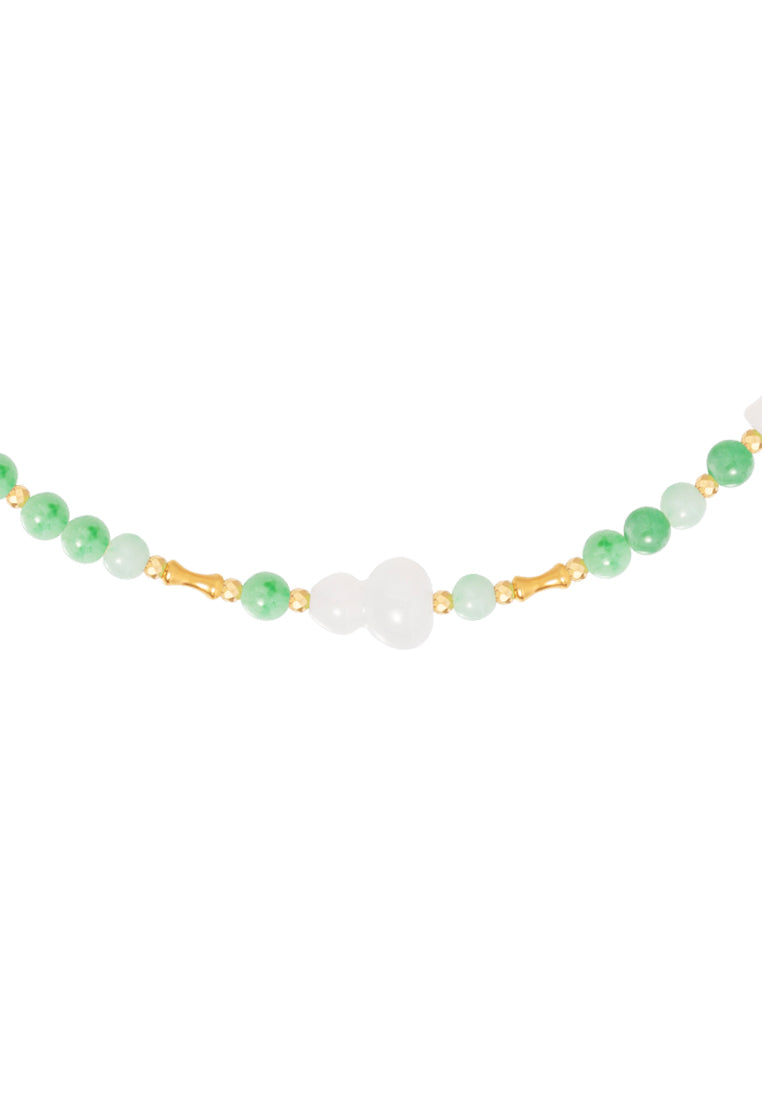 TOMEI Jade & Nephrite Bracelet, Yellow Gold 750