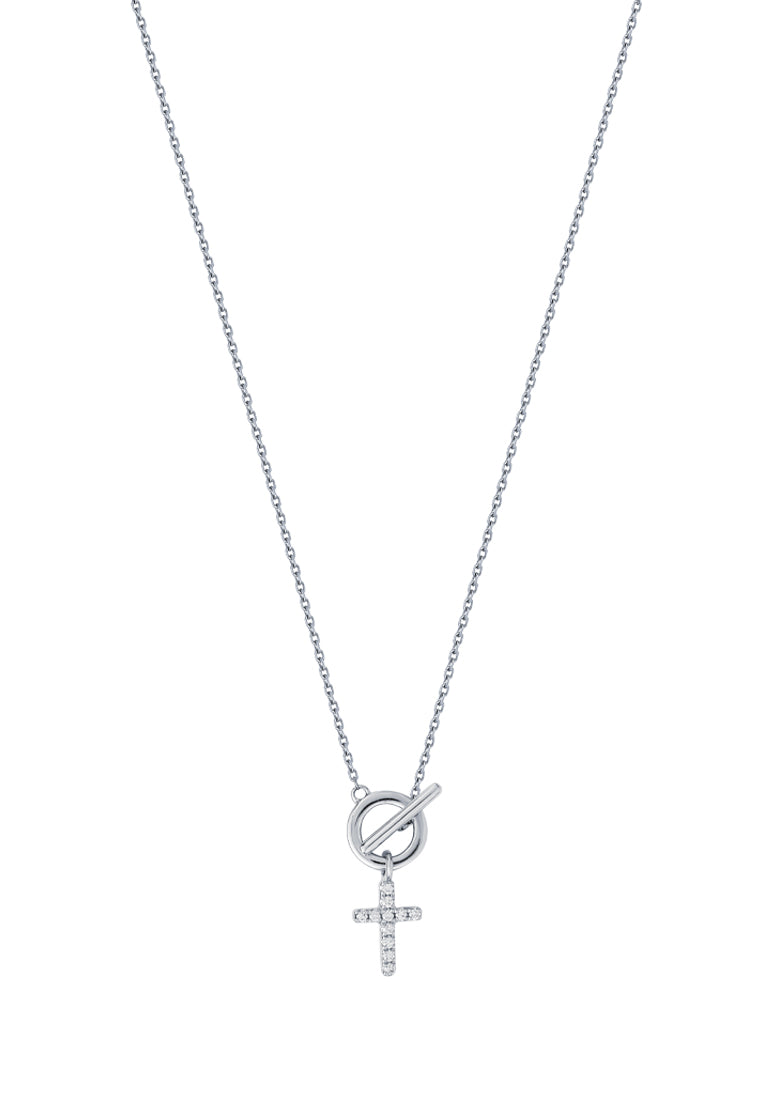 TOMEI Twinkly Trinkets Collection Diamond Necklace, White Gold 585