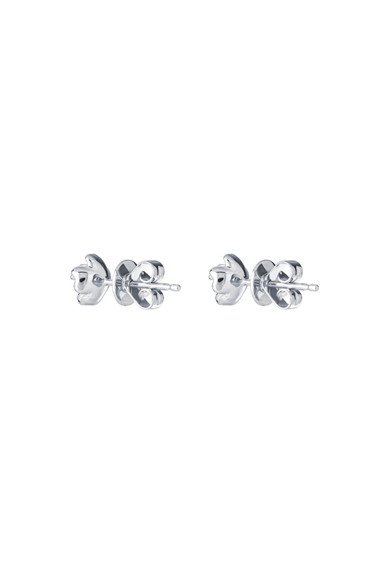 TOMEI Diamond Earrings, White Gold 585
