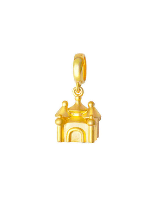 TOMEI [Online Exclusive] Fairytale Castle Chomel Charm, Yellow Gold 916