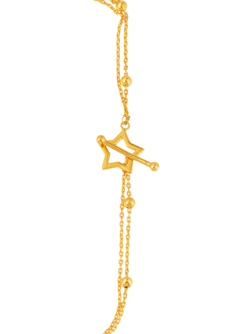 TOMEI Lusso Italia Chasing the Stars Bracelet, Yellow Gold 916