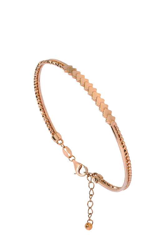 TOMEI Gilded Harmony Bangle, Rose Gold 750