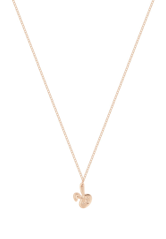 TOMEI Rouge Collection Naughty Bunny Necklace, Rose Gold 750