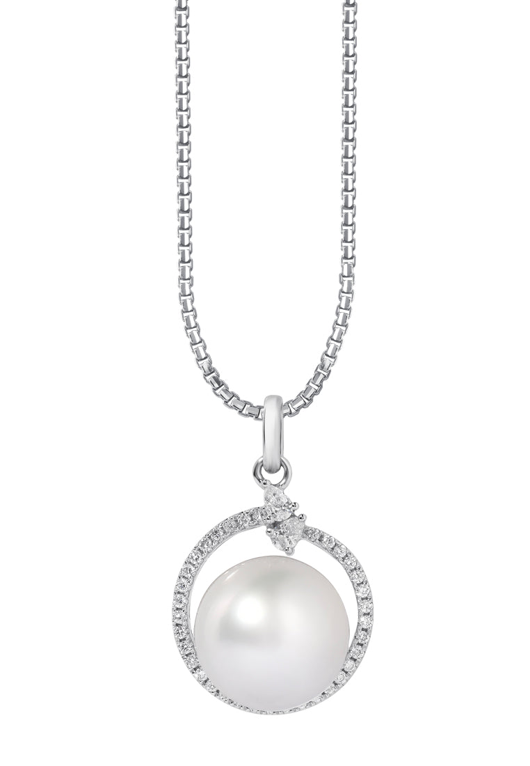 TOMEI South Sea Pearl Pendant, White Gold 750