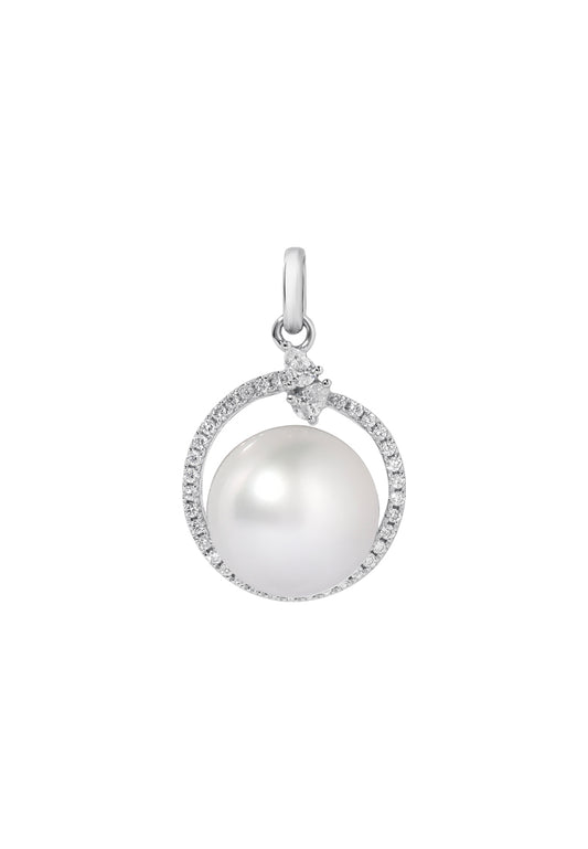 TOMEI South Sea Pearl Pendant, White Gold 750