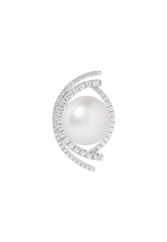 TOMEI South Sea Pearl Pendant, White Gold 750