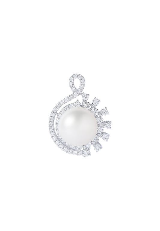 TOMEI South Sea Pearl Pendant, White Gold 750
