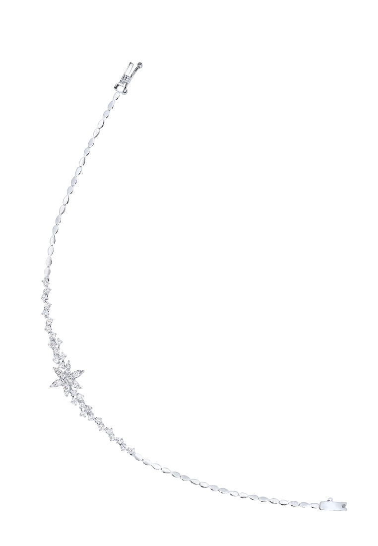 TOMEI Seribu Glow Diamond Bracelet, White Gold 750