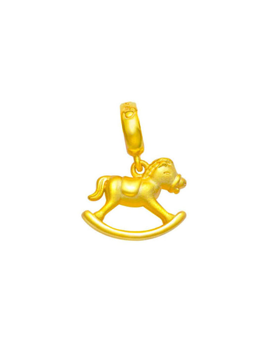 TOMEI [Online Exclusive] Carousel Horse Chomel Charm, Yellow Gold 916