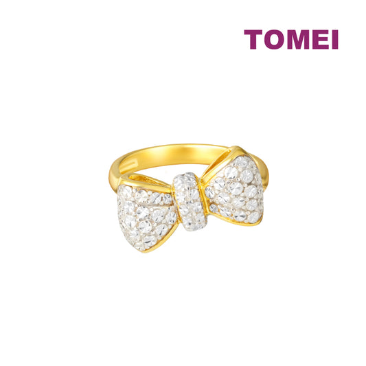 TOMEI Diamond Cut Collection Little Joy Ring, Yellow Gold 916