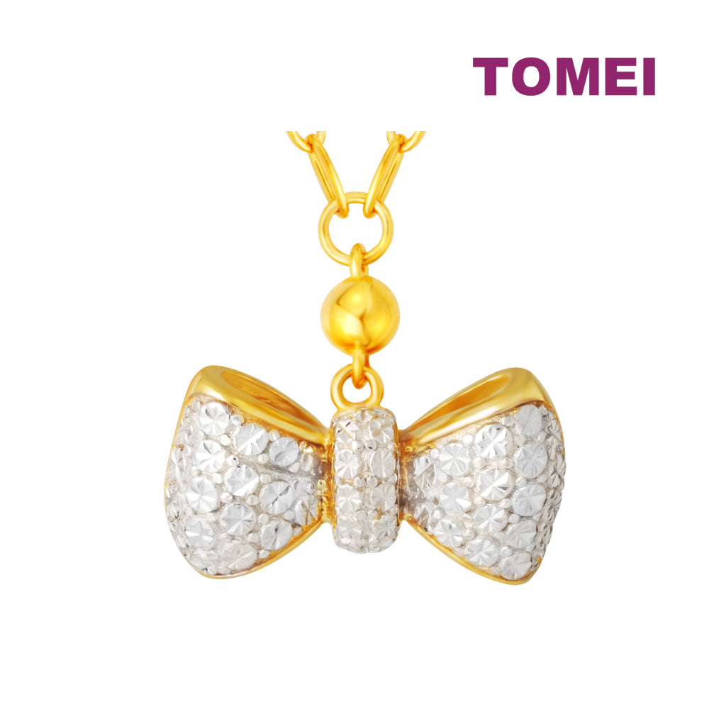 TOMEI Diamond Cut Collection Little Joy Necklace, Yellow Gold 916