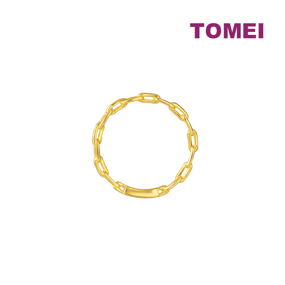 TOMEI Mix & Match Stackable Ring (3 Pcs), Yellow Gold 916