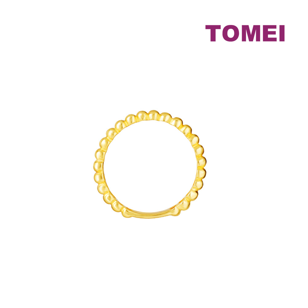 TOMEI Mix & Match Stackable Ring (3 Pcs), Yellow Gold 916