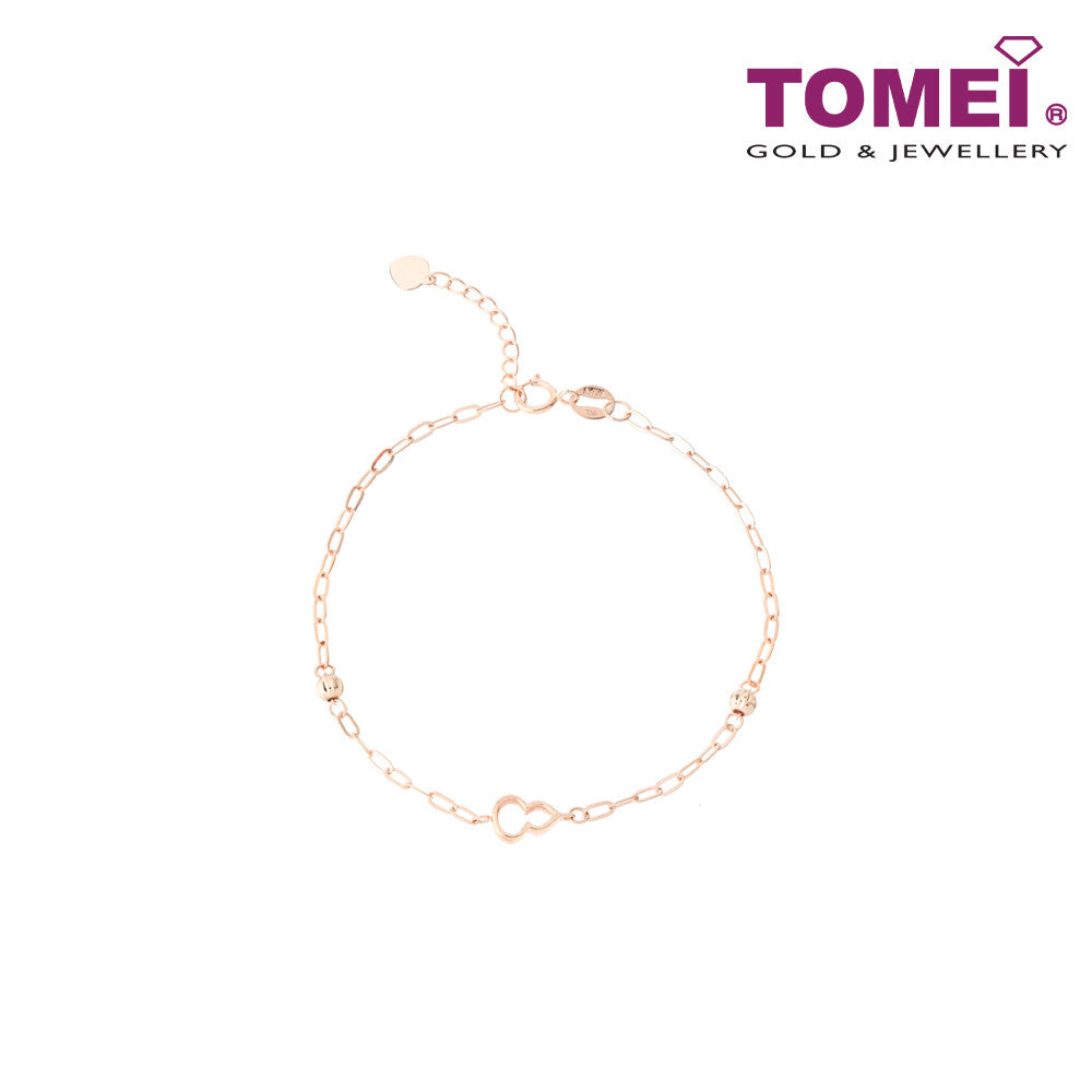 TOMEI Rouge Collection Gourd Bracelet, Rose Gold 750