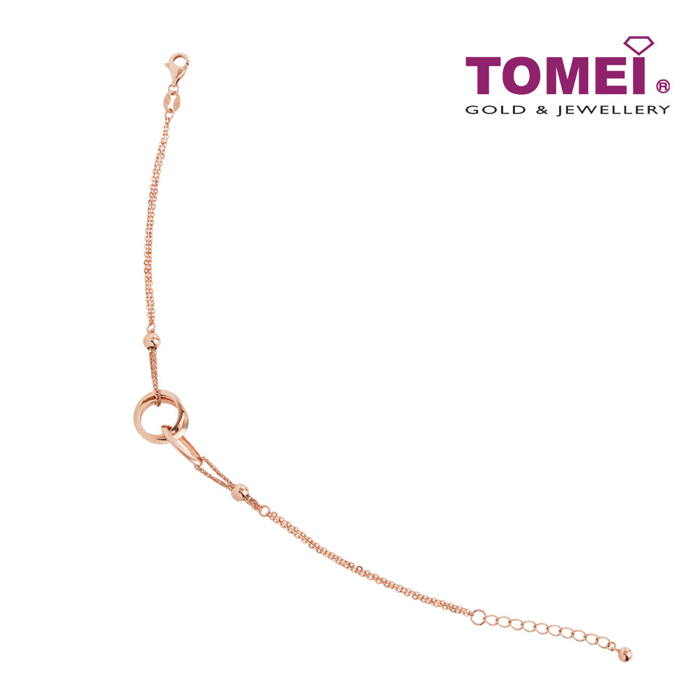 TOMEI Rouge Collection Bracelet, Rose Gold 750 (WM28-GD)