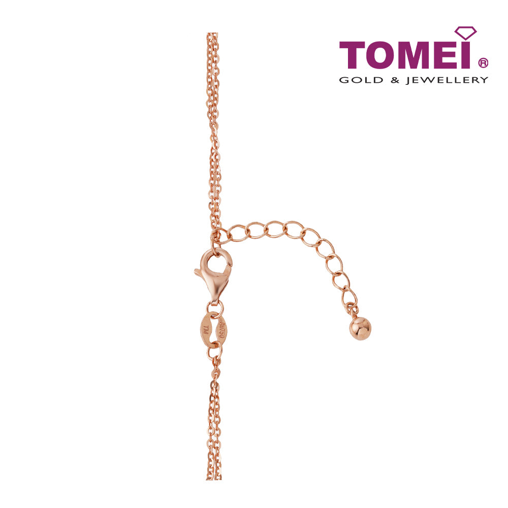 TOMEI Rouge Collection Bracelet, Rose Gold 750 (WM28-GD)