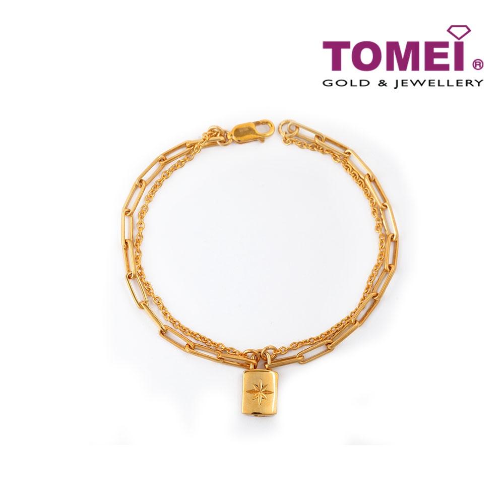 TOMEI Pageantry of Glamorous Astral Spectacle Bracelet, Yellow Gold 916