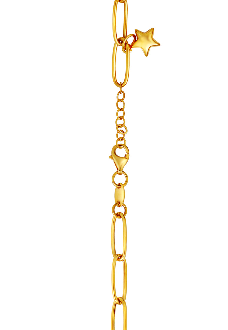 TOMEI Lusso Italia Celestial Chain-Linked Bracelet, Yellow Gold 916