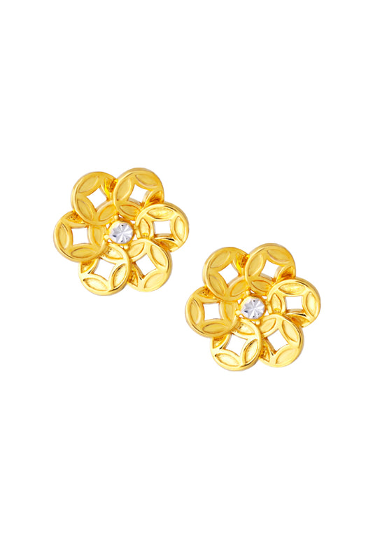 TOMEI Good Luck Earrings, Yellow Gold 916