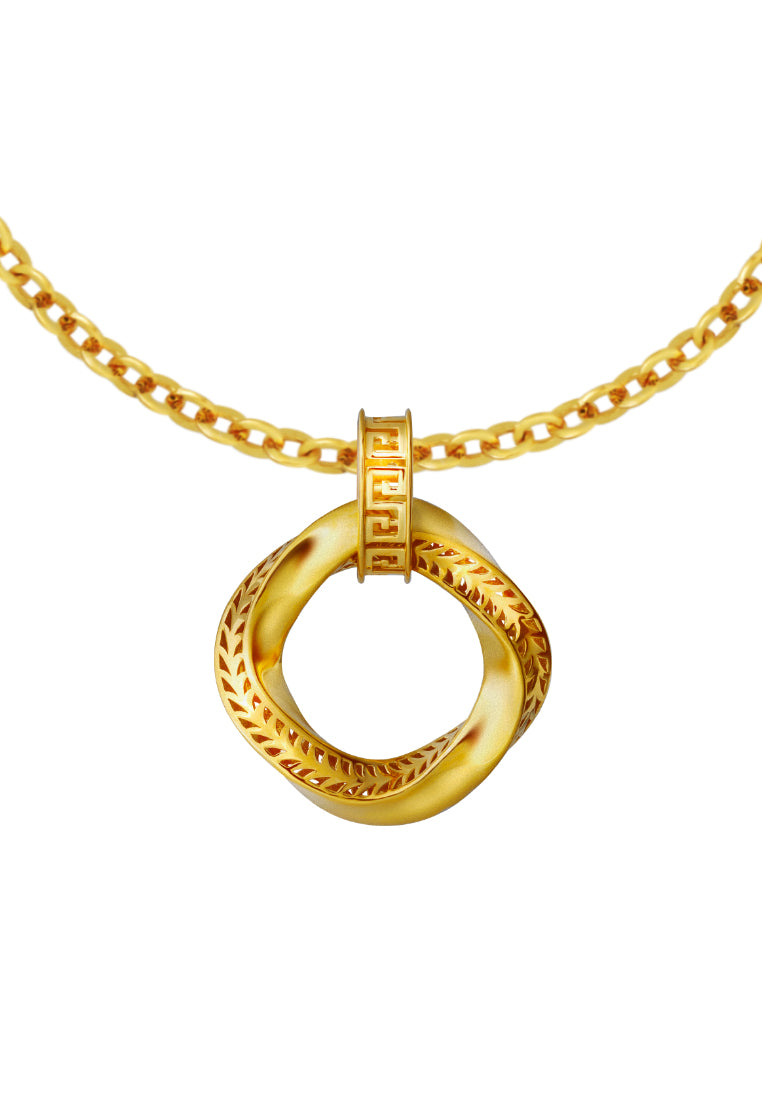 TOMEI Satisfactory Perfect Pendant, Yellow Gold 916