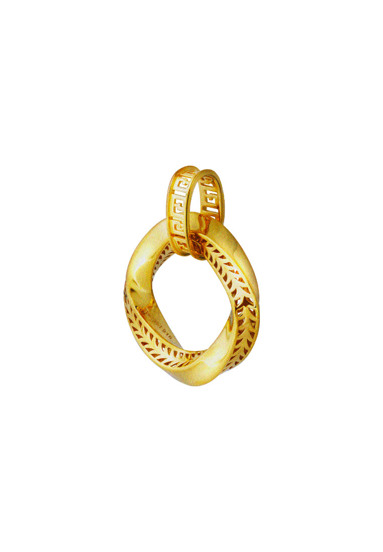 TOMEI Satisfactory Perfect Pendant, Yellow Gold 916
