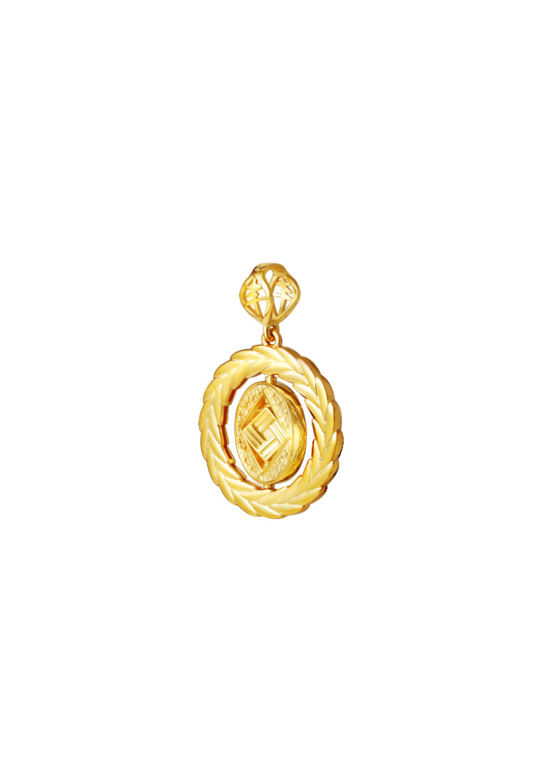 TOMEI Bumper Harvest Pendant, Yellow Gold 916