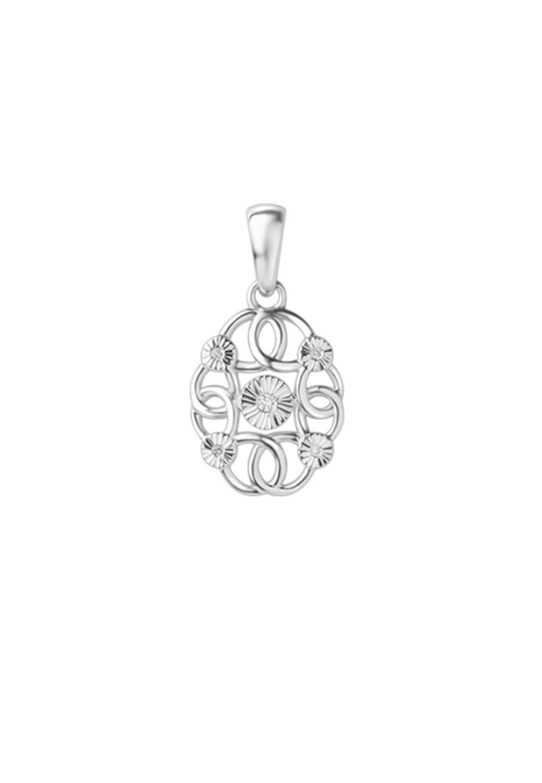 TOMEI Diamond Pendant Set I White Gold 585 (14K) (P6204)