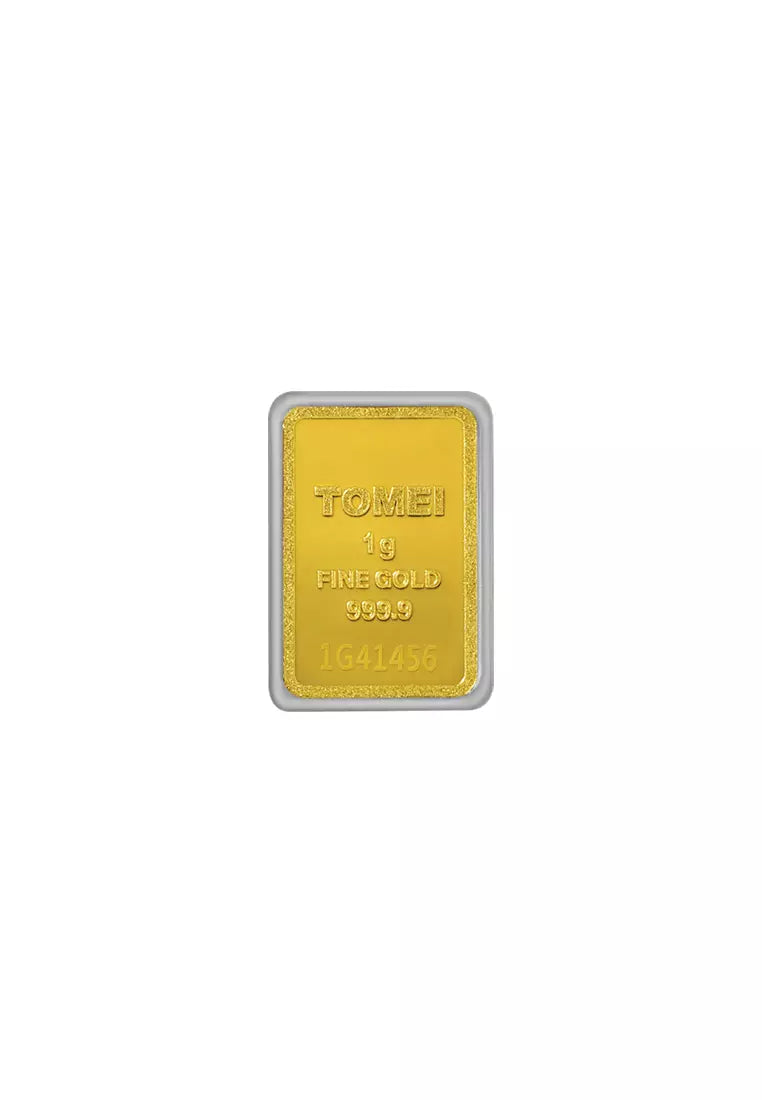 [TOMEI Exclusive] KLCC Twin Towers Gold Bar | 1 Gram | Fine Gold 9999