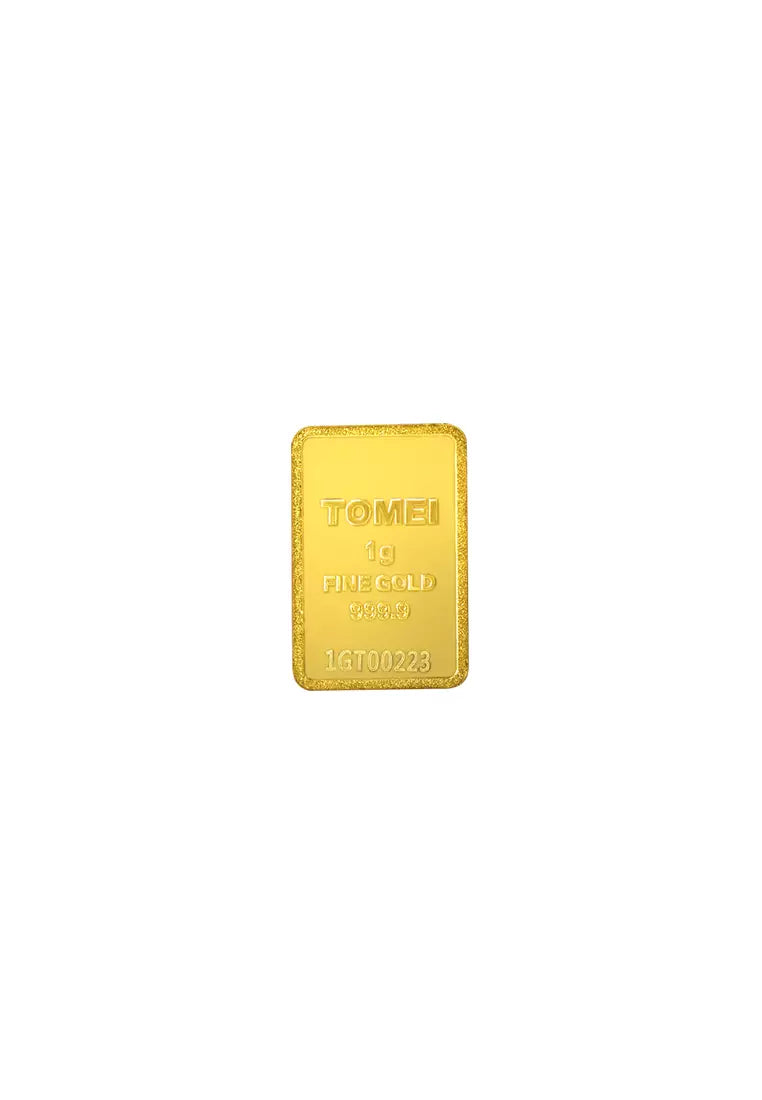 TOMEI [Online Exclusive] The Four Season Winter Gold Bar | 1 Gram | Fine Gold 9999