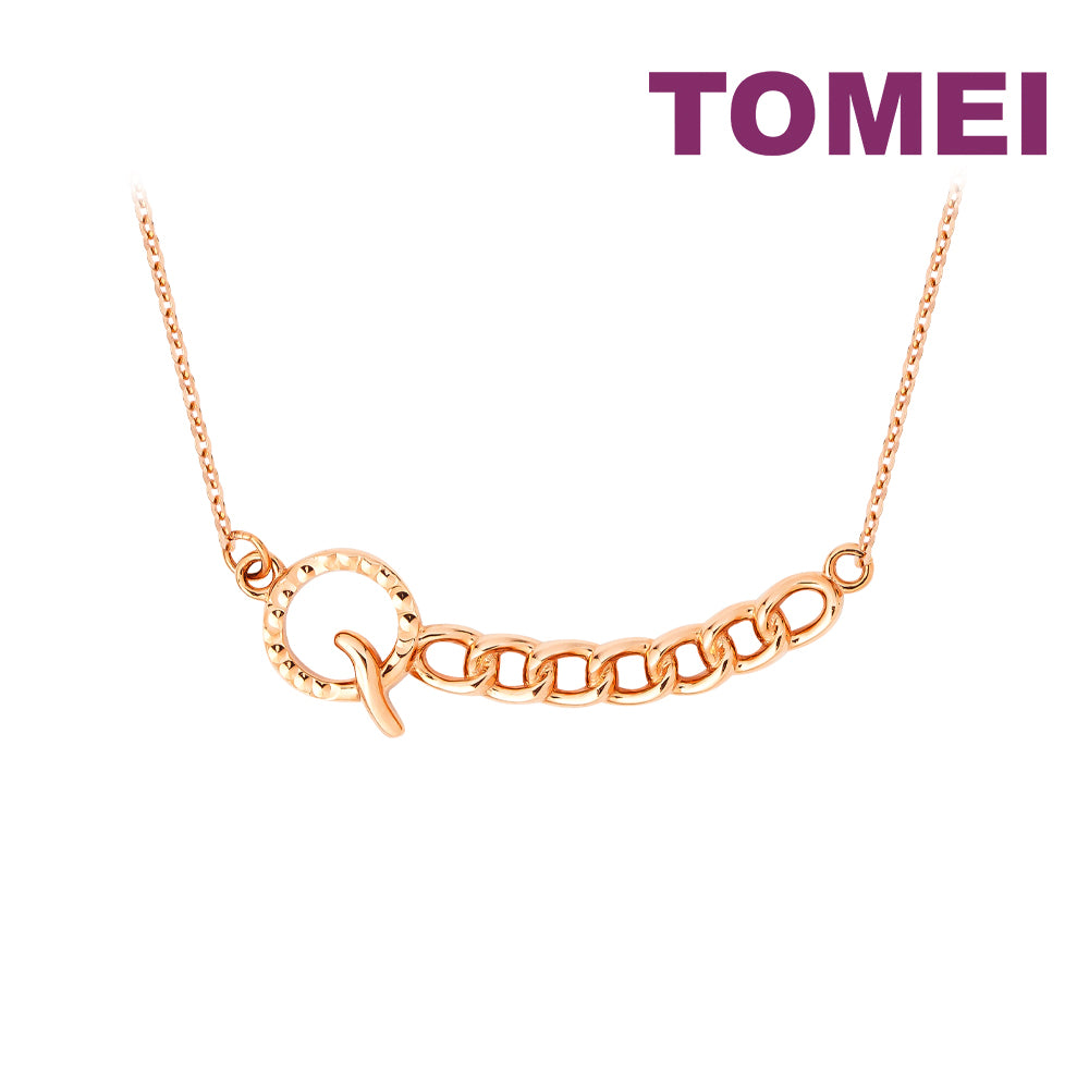 TOMEI Rouge Collection Necklace, Rose Gold 750