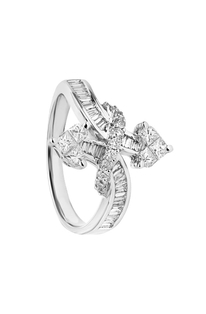 TOMEI Diamond Ring, White Gold 750 (DO0139608)