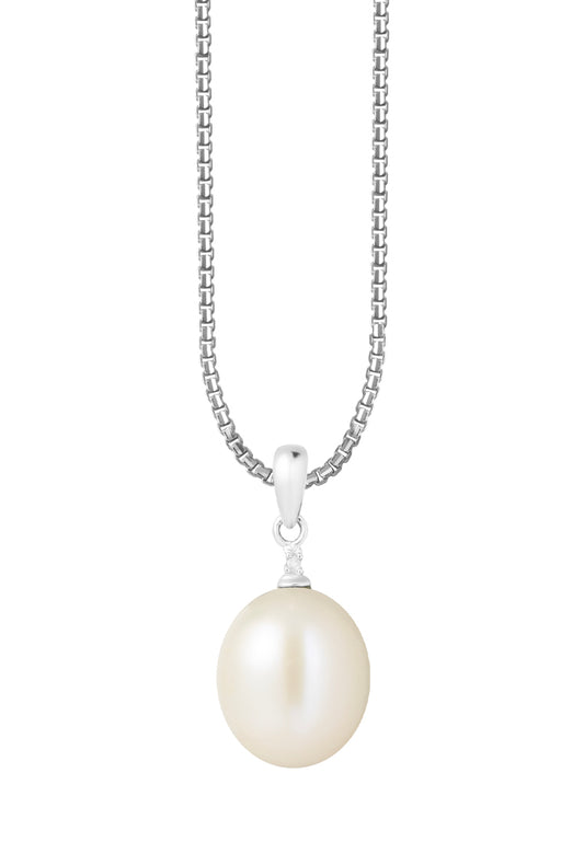 TOMEI [Online Exclusive ] Fresh Water White Pearl Pendant I White Gold 750