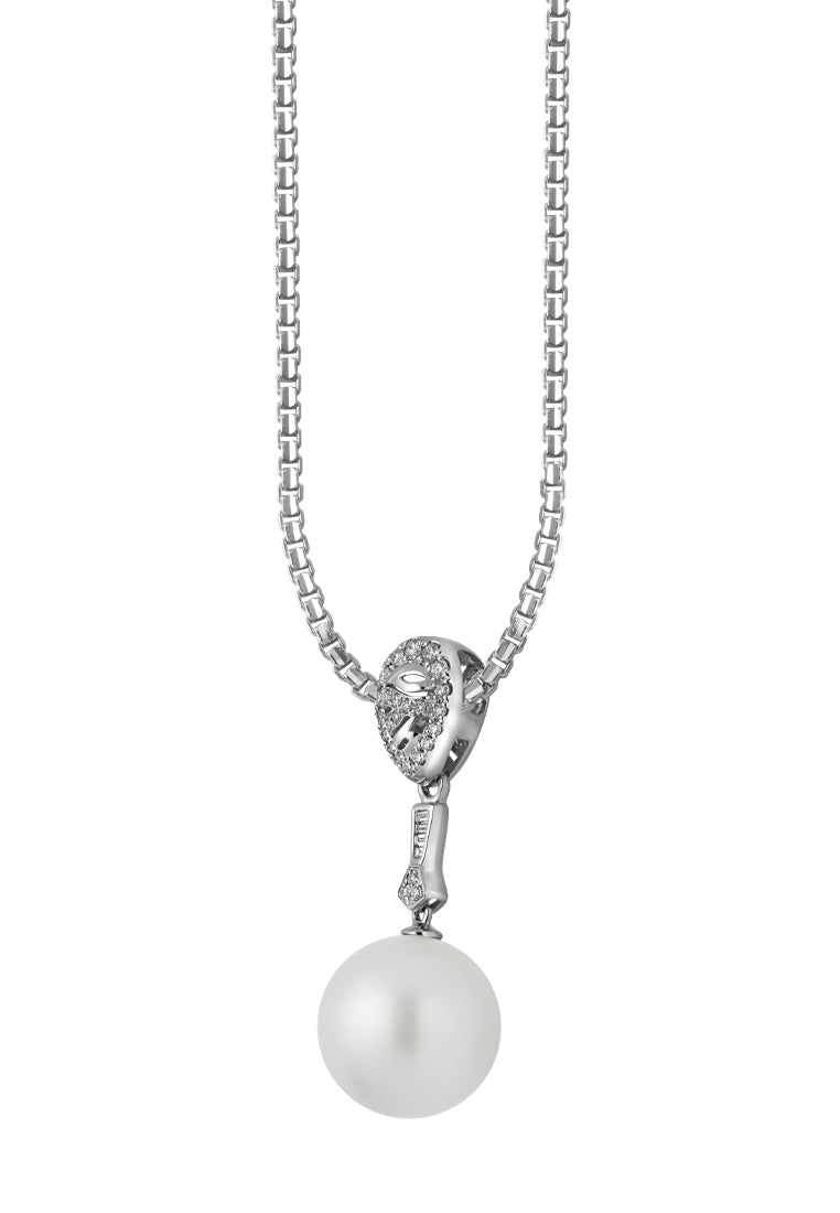 TOMEI Precious Pearl Pendant, White Gold 750 (P6279)