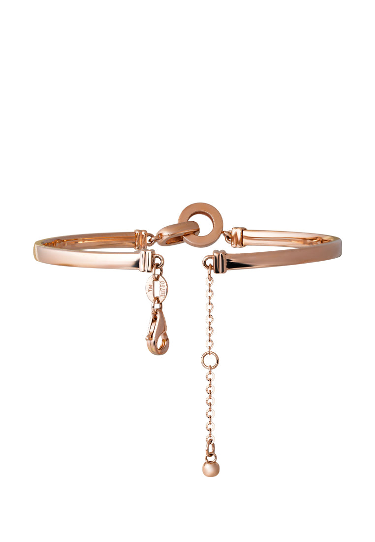 TOMEI 【携手一生】Rouge Collection Forever Bangle, Rose Gold 750