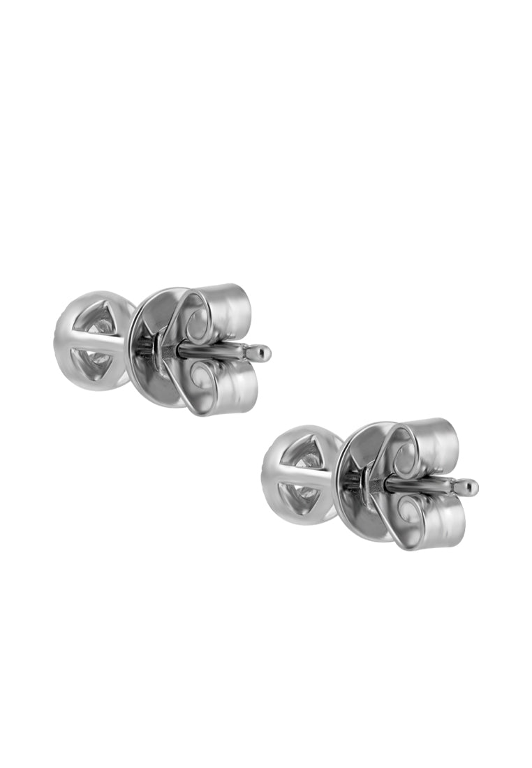 TOMEI Insignia Series, Diamond Earrings, White Gold 585