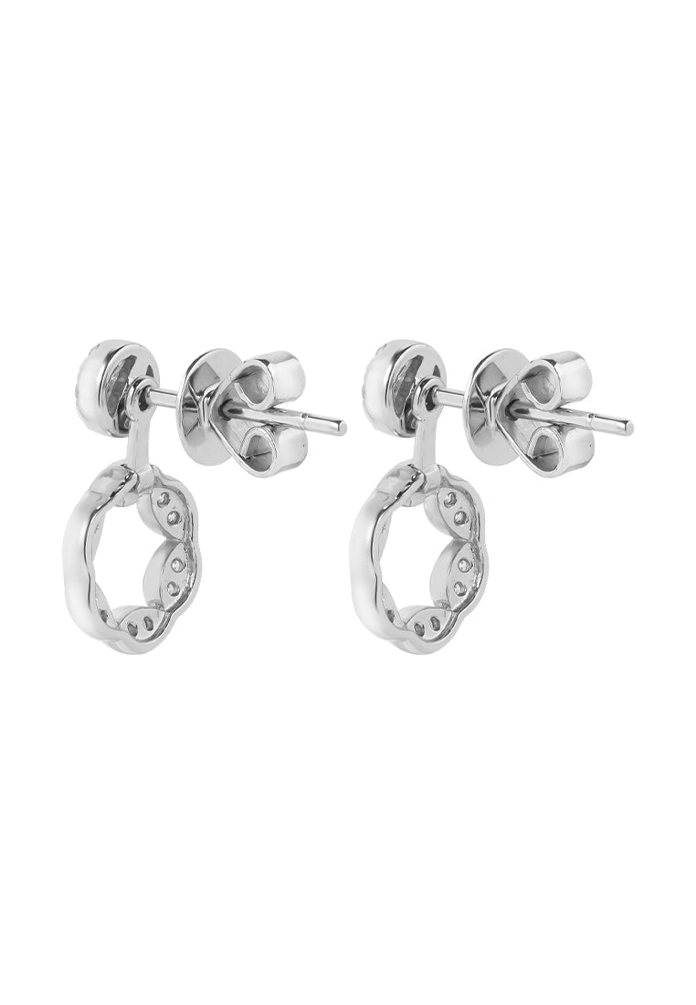 TOMEI Charlie Earrings, White Gold 750